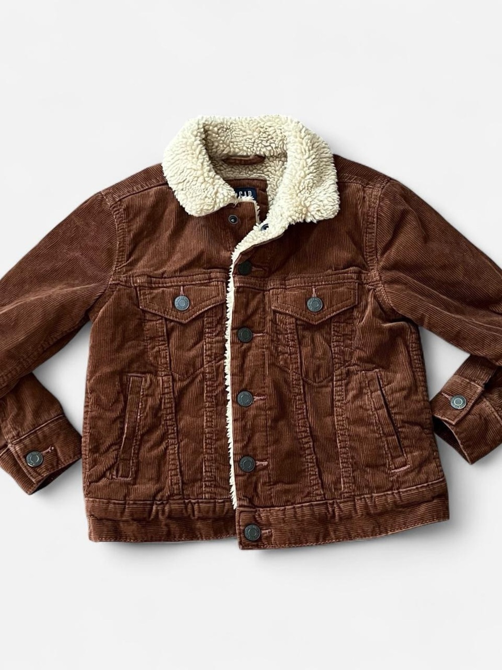 Gap Kids Boys Sherpa-Lined Corduroy Jacket